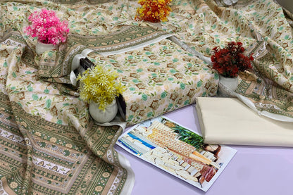 (BIN SAEED LAWN OPENING 2025)  DIGITAL PRINT LUXURY 90/70 LAWN BY BIN SAEED   Printed 3pc Collection