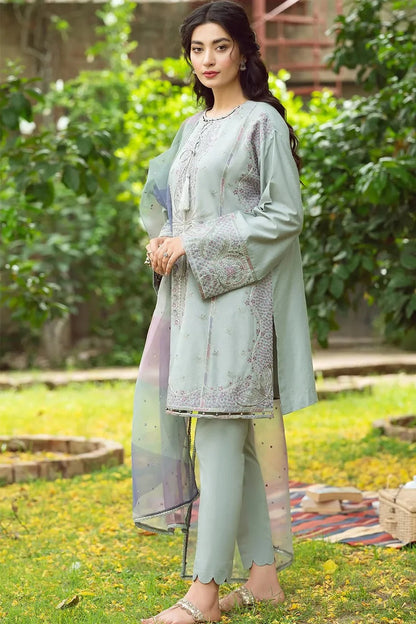 Brand Name JAZMIN (LAWN)   SHIRT:  Lawn   DUPATTA: Swiss Lawn TROUSER: Lawn  By Pcs : 3 Pcs