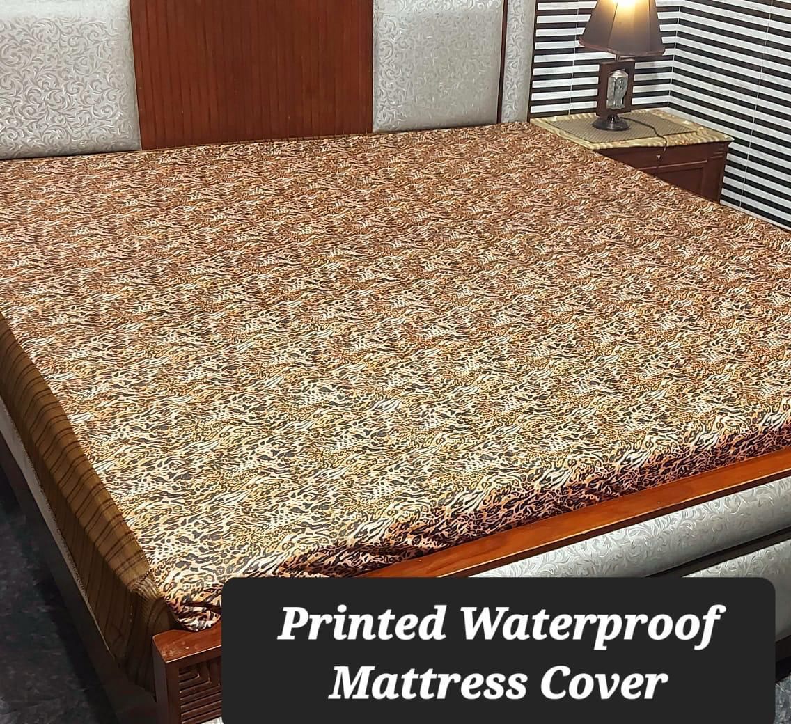 Available Designs of Fancy printed Waterproof Mattress Fitted BedSheet 💯% Waterproof Mattress Protector Bedsheet