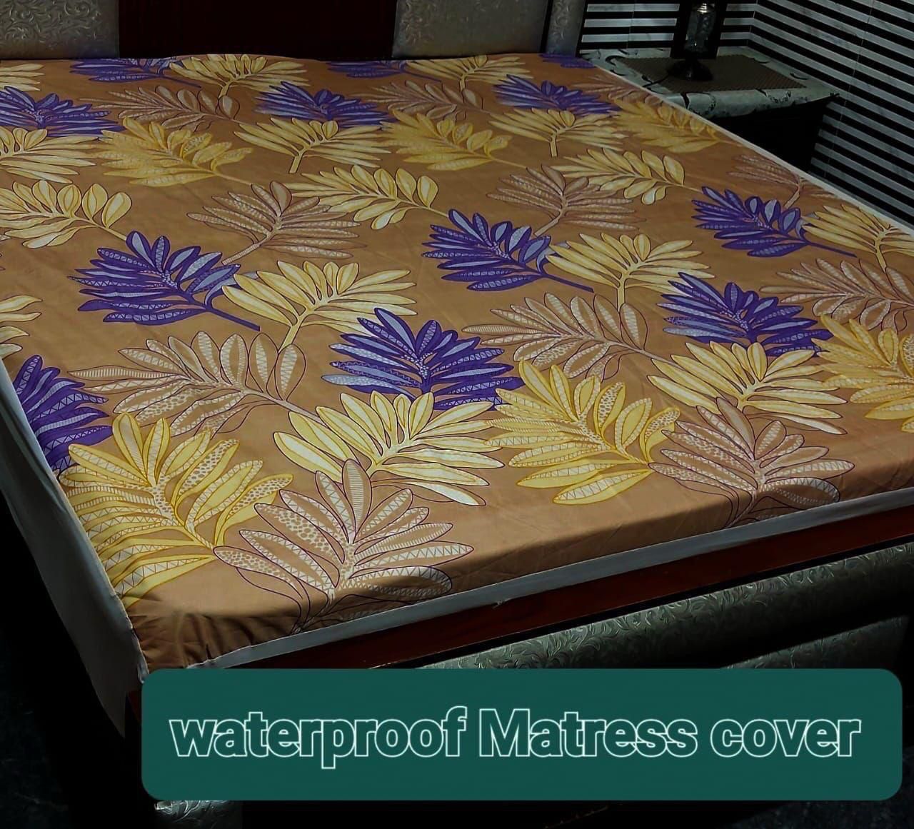 Available Designs of Fancy printed Waterproof Mattress Fitted BedSheet 💯% Waterproof Mattress Protector Bedsheet