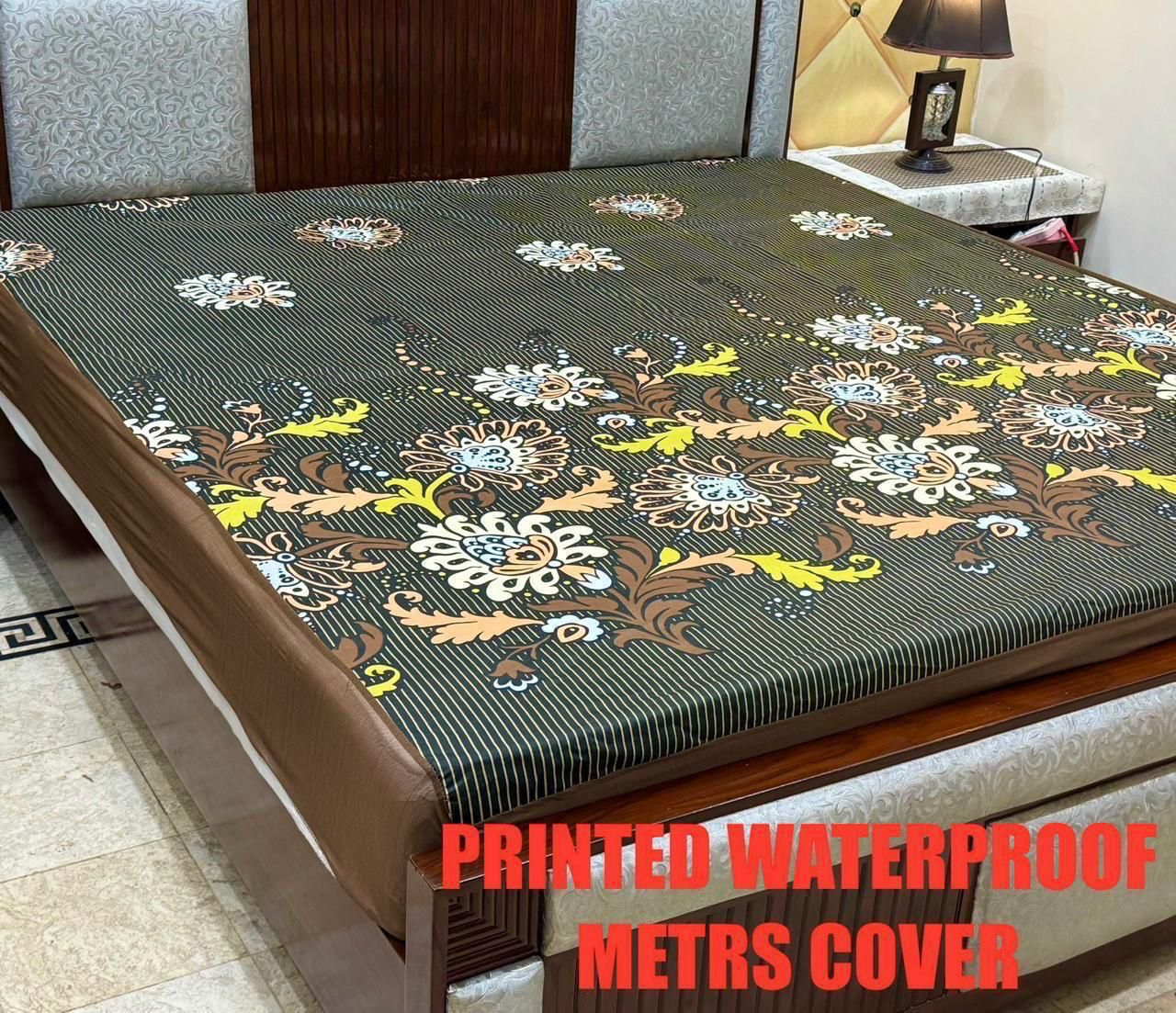 Available Designs of Fancy printed Waterproof Mattress Fitted BedSheet 💯% Waterproof Mattress Protector Bedsheet