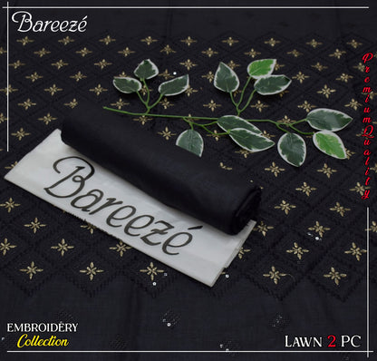 (*BAREEZE Opening     LWAN 2025)  BAREEZE Lwan EMB COLLECTION               2pc Suits