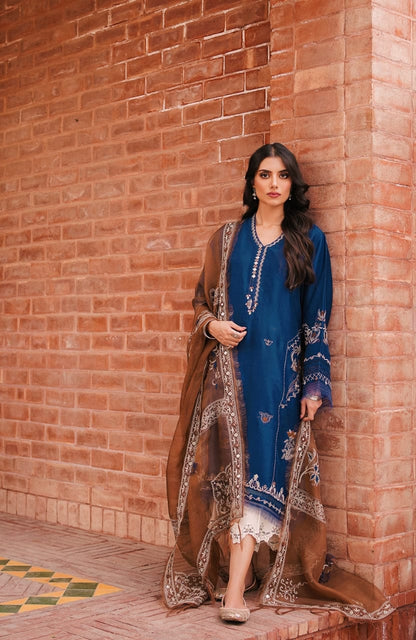 Nisa by zaib   unstitched 3 piece embroidered summer suit