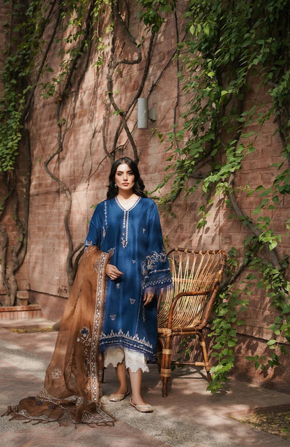 Nisa by zaib   unstitched 3 piece embroidered summer suit