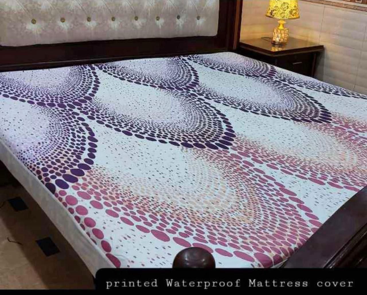 Available Designs of Fancy printed Waterproof Mattress Fitted BedSheet 💯% Waterproof Mattress Protector Bedsheet