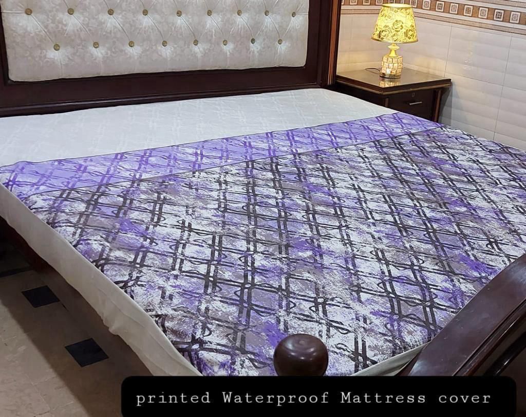 Available Designs of Fancy printed Waterproof Mattress Fitted BedSheet 💯% Waterproof Mattress Protector Bedsheet