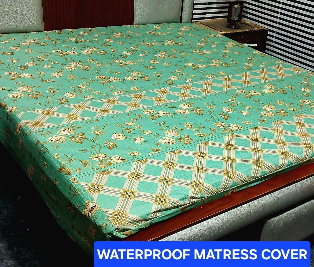 Available Designs of Fancy printed Waterproof Mattress Fitted BedSheet 💯% Waterproof Mattress Protector Bedsheet