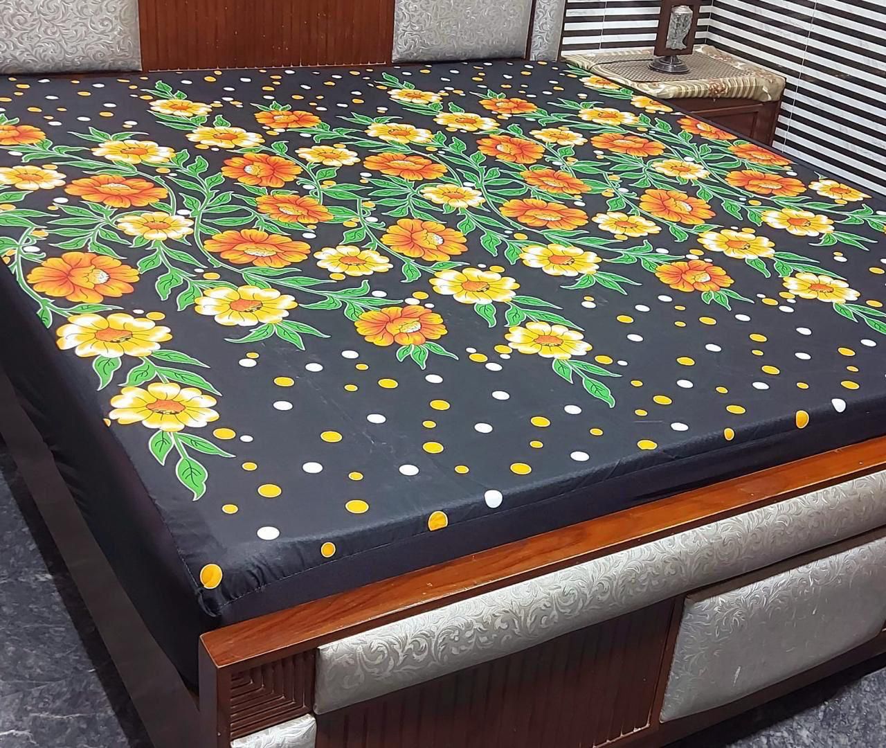 Available Designs of Fancy printed Waterproof Mattress Fitted BedSheet 💯% Waterproof Mattress Protector Bedsheet