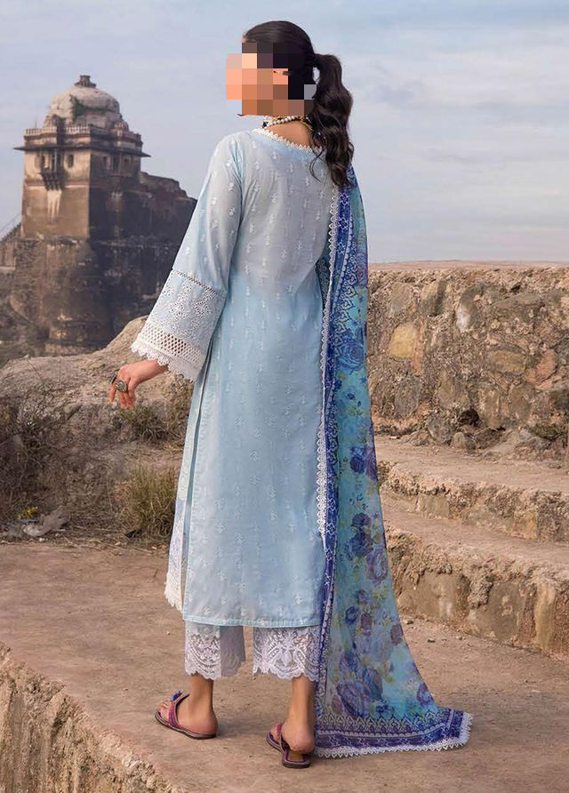 Brand :Zainab chottani  luxery lawn collection  Code MD 990 article#ZCL-AZAL-01-22