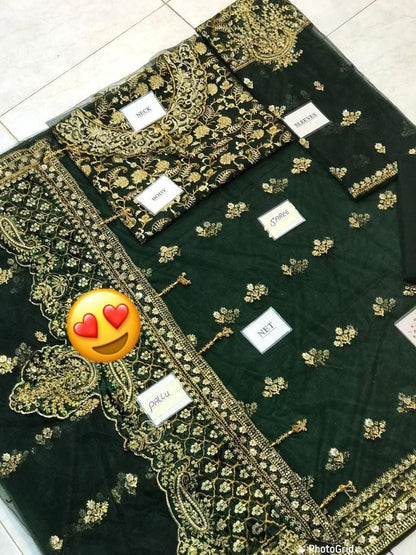 Maria b saree wedding collection 2024  4 colours available