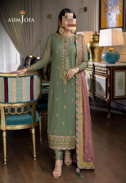 BRAND:ASIM JOFA unstitched luxury 3pc