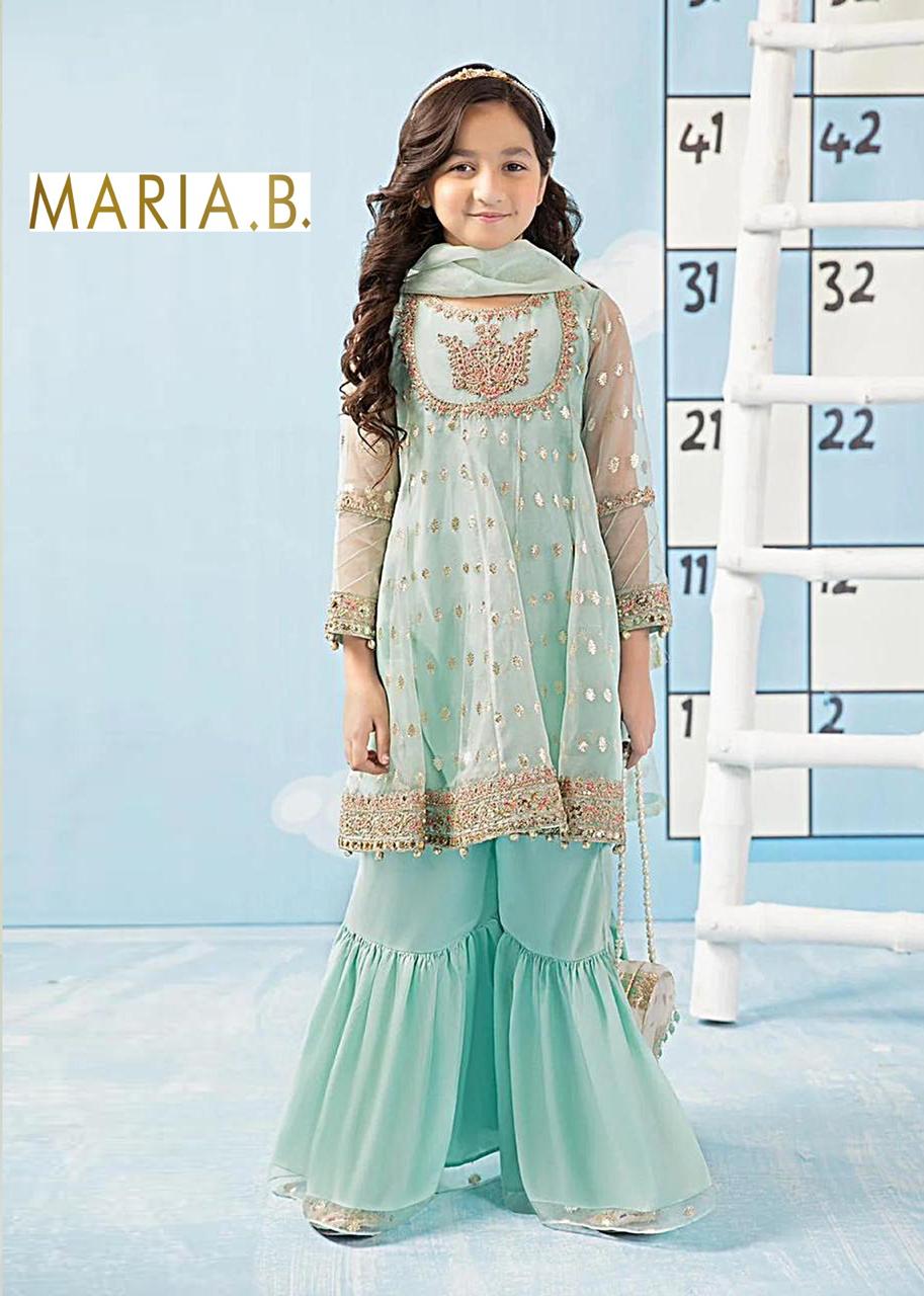 Brand: Maria B. (Kids Collection) Category: 2 Piece  Fabric: 90/70 lawn