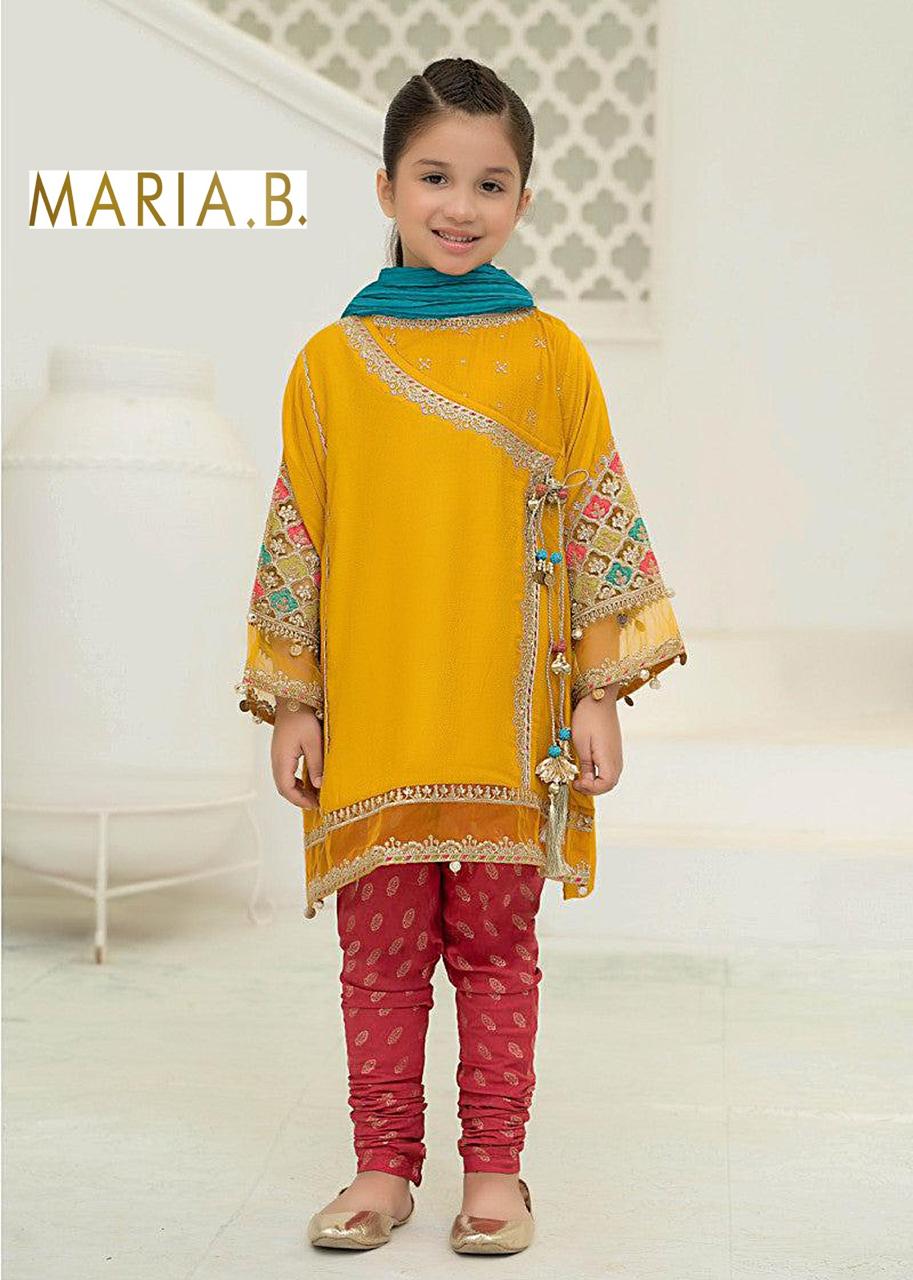 Brand: Maria B. (Kids Collection) Category: 2 Piece  Fabric: 90/70 lawn