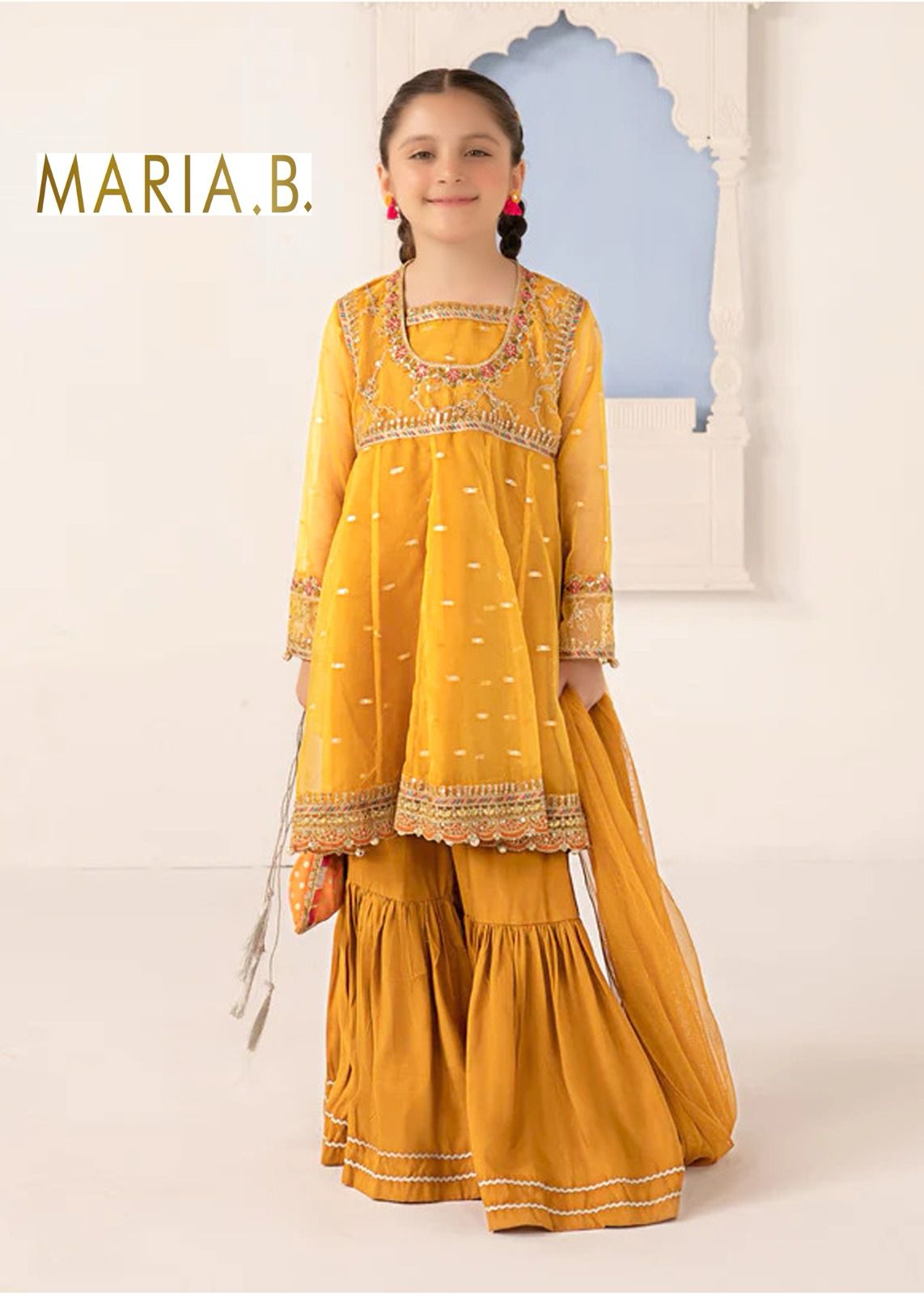 Brand: Maria B. (Kids Collection) Category: 2 Piece  Fabric: 90/70 lawn