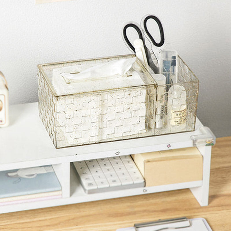 Acrylic Tissue Box With Holder