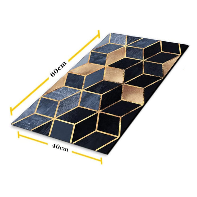 Floor Mat Absorbent Non-Slip Geometric Pattern