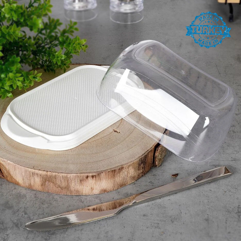 Butter Dish Tray With Lid