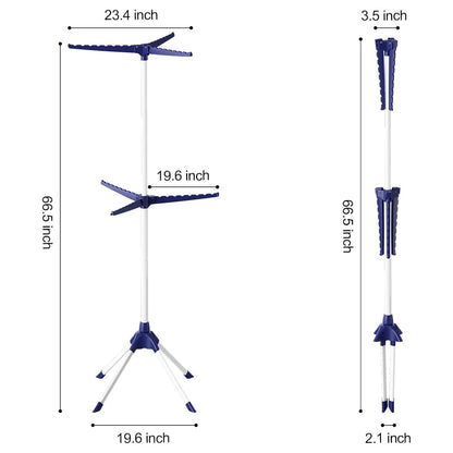 2 Tier Folding Clothes Drying Rack
