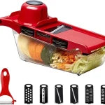 10 in 1 Mandoline Multi-functional Vegetable CUTTER | Manual Potato Peeler, Carrot, Cheese, Grater Dicer