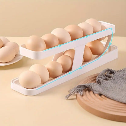 2 Tier Egg Dispenser Refrigerator