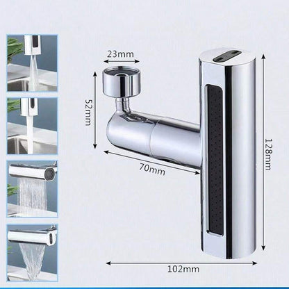 4 Modes Faucet Waterfall Outlet Splash