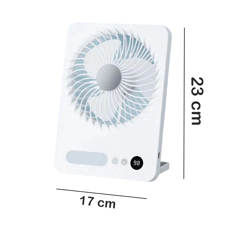 Slim Foldable LED Fan