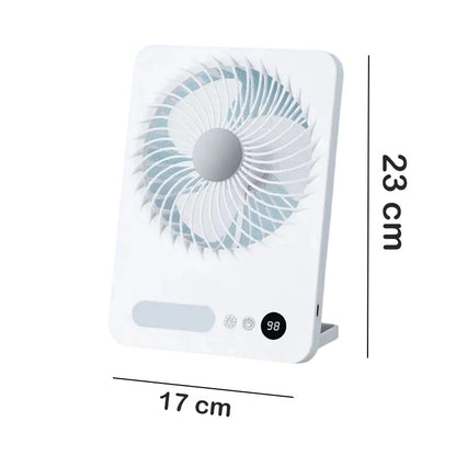 Slim Foldable LED Fan