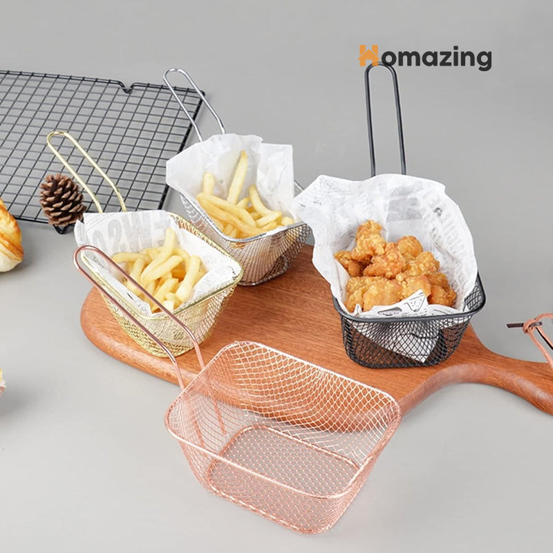 Mini Fry Basket Stainless Steel