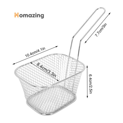 Mini Fry Basket Stainless Steel