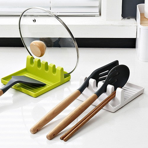 Kitchen Utensil Rest - Spoon & Lid Holder