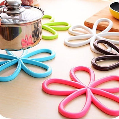 2 Pc Silicone Flower Pot Stand Heat Resistant