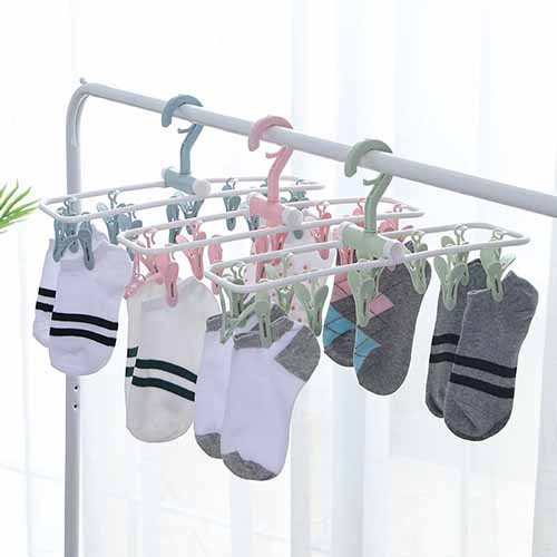 Folding Undergarment And Socks Hanger