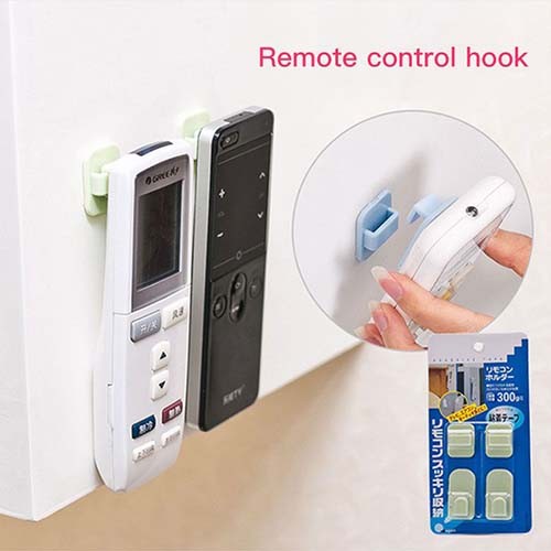 Adhesive Hook Holder Wall Mounted 2 Pcs Set