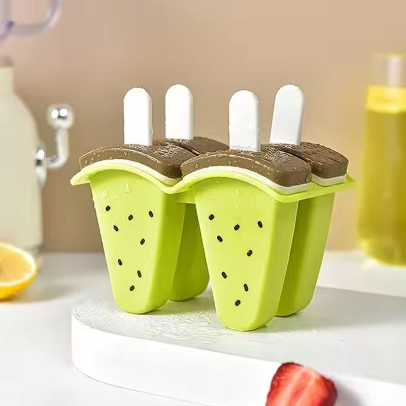 Reusable Ice Cream Mold 4 Pcs