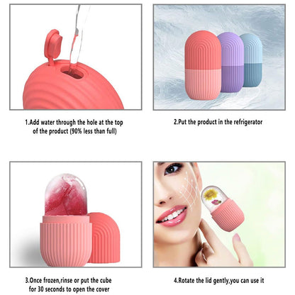 Silicone Face Ice Roller