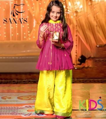 3 Pcs Girl's Lawn Embroidered Unstitched Suit