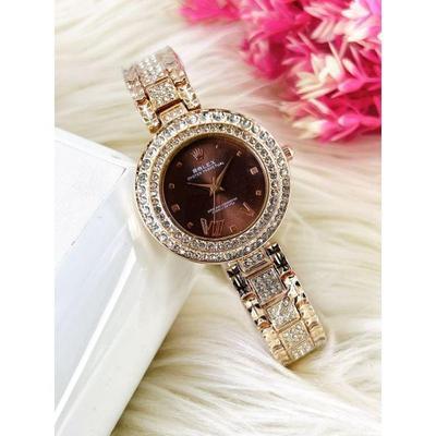 Women's Quartz Chain Strap Watch - 1 Pc Elegant Timepiece