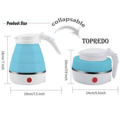 Portable Electric Kettle - 1 Pc - Quick Heating in Stylish Blue