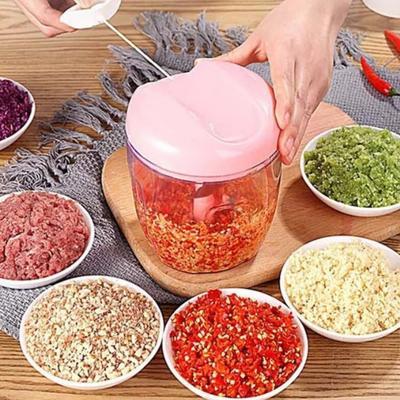 Hand Pull Manual Food Chopper - 1 Pc for Stylish and Efficient Kitchen Prep