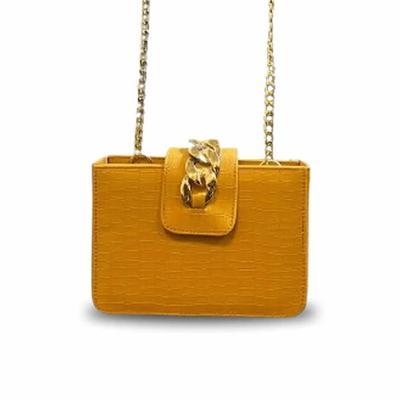 BagX - Kim Yellow PU Leather Shoulderbag, Yellow