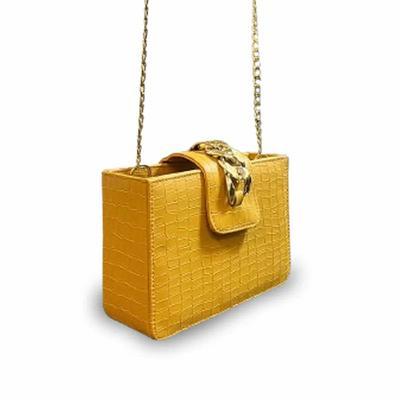 BagX - Kim Yellow PU Leather Shoulderbag, Yellow