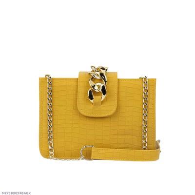 BagX - Kim Yellow PU Leather Shoulderbag, Yellow