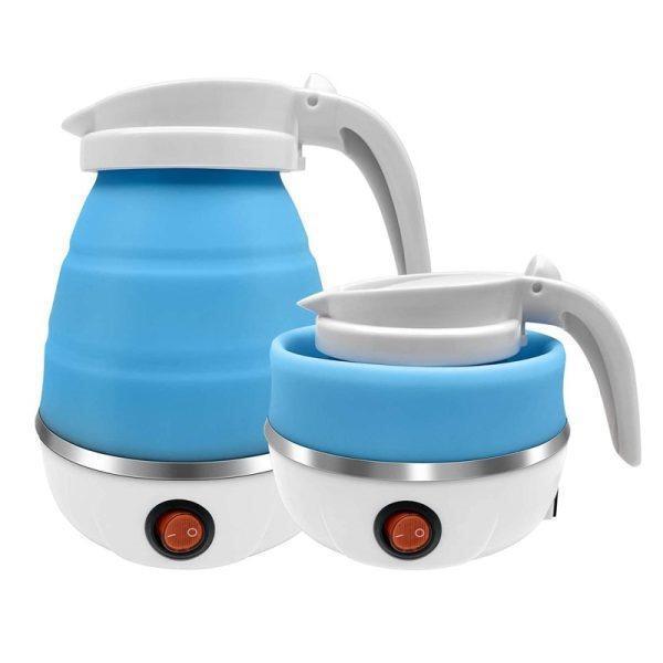 Portable Electric Kettle - 1 Pc - Quick Heating in Stylish Blue