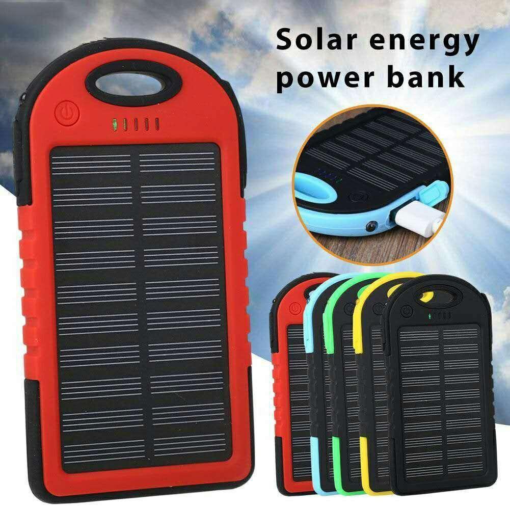 Solar Power bank 10,000mAh, Black