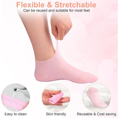 Silicone Moisturizing Gel Sock 1 Pair