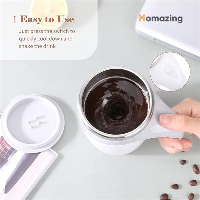 Self Stirring Mixing Mug