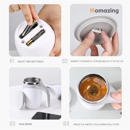 Self Stirring Mixing Mug