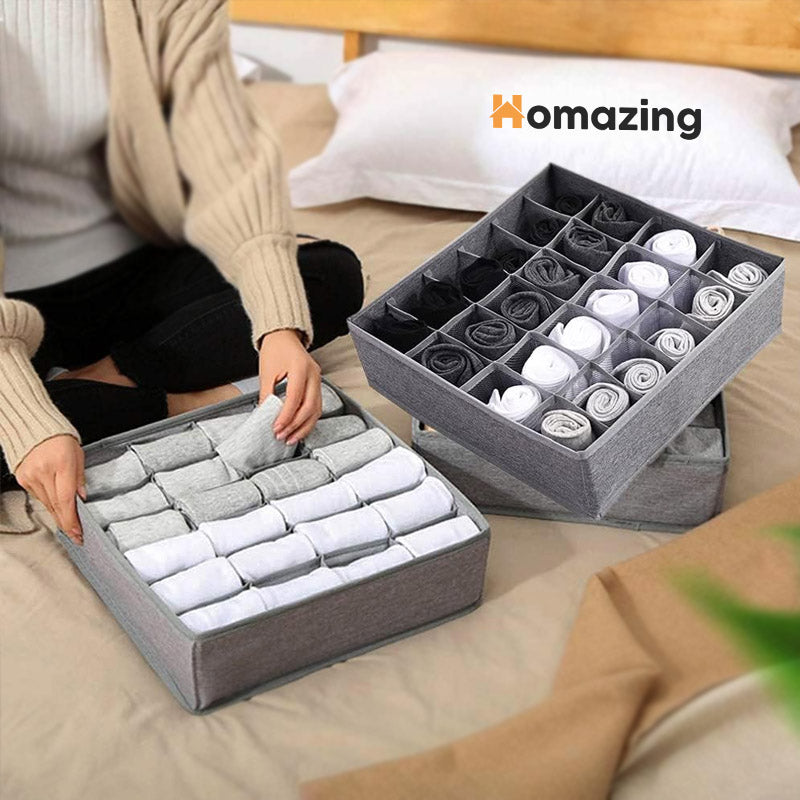 Socks Storage Organizer Box 24 Pocket