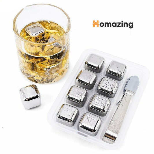 Reusable Ice Cubes Set Stainless Steel