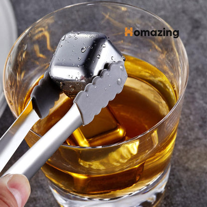 Reusable Ice Cubes Set Stainless Steel